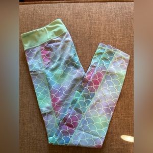 Constantly Varied Gear (CVG) Size Large Full Length Leggings - Mermaid Scales